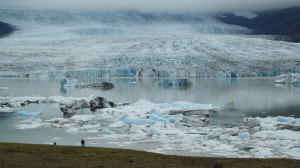 Iceberg nella baia di Jokuls