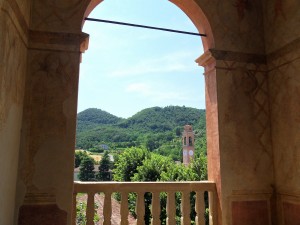 Vista da una loggia di Villa dei Vescovi