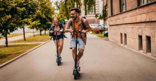 monopattino elettrico in vacanza