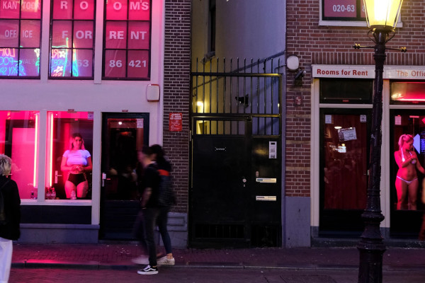 Quartiere luci rosse ad Amsterdam