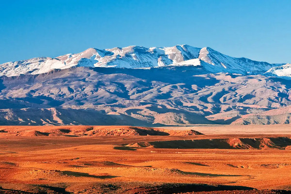 Catena montuosa Alto Atlante in Marocco