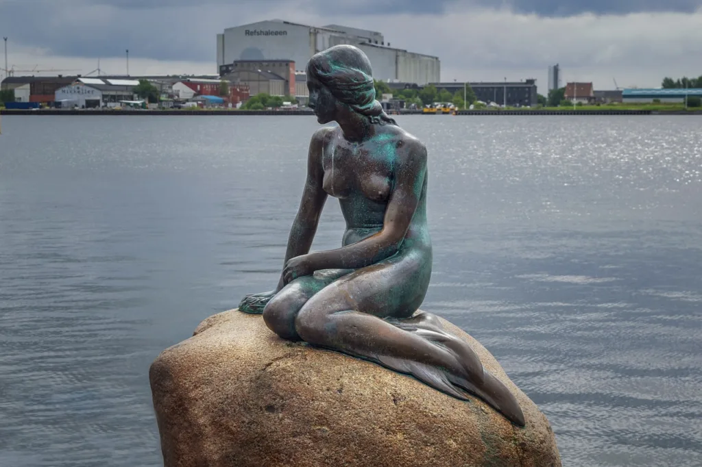 Statua Sirenetta a Copenhagen
